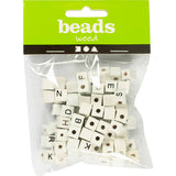 Creativ Company Letter Beads White A-Z, 92st.
