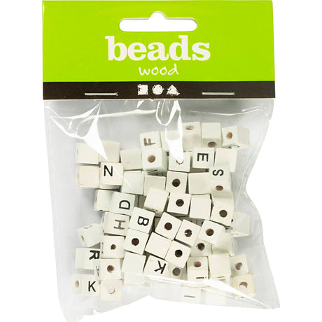 Creativ Company Letter Beads White A-Z, 92st.