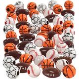 Perles de sport Creativ Company, taille 11-15 mm, diamètre du trou 3-4 mm, env. 55 pièces, différentes couleurs, 45 g 1 boîte