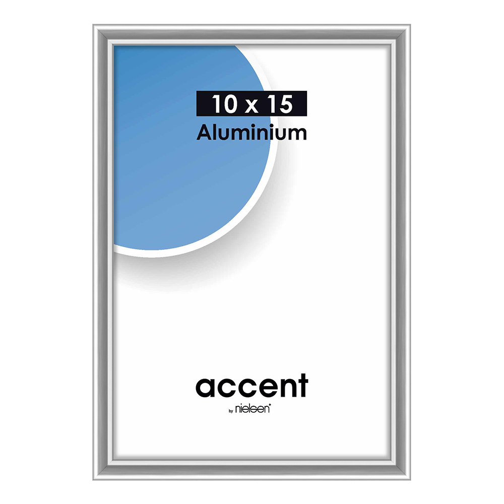 Nielsen design cadre photo nielsen 51223 accent argent brillant 10x15 cm