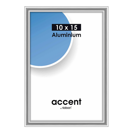 Nielsen design cadre photo nielsen 51223 accent argent brillant 10x15 cm