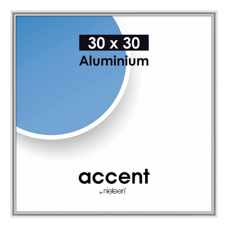 Nielsen design cadre photo nielsen 54123 accent argent brillant 30x30 cm