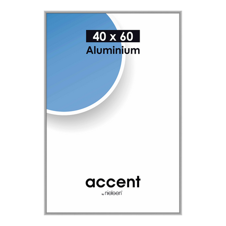 Nielsen design cadre photo nielsen 55124 accent argent mat 40x60 cm