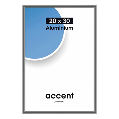 Nielsen design cadre photo nielsen 53525 accent gris acier 20x30 cm