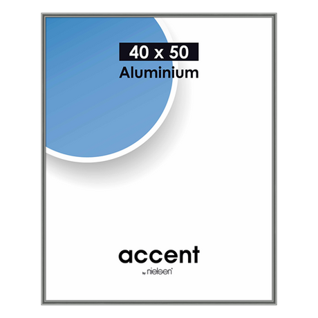 Nielsen design cadre photo nielsen 52525 accent gris acier 40x50 cm