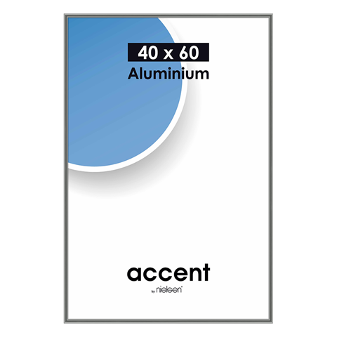 Nielsen design cadre photo nielsen 55125 accent gris acier 40x60 cm