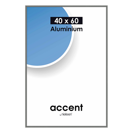 Nielsen design cadre photo nielsen 55125 accent gris acier 40x60 cm
