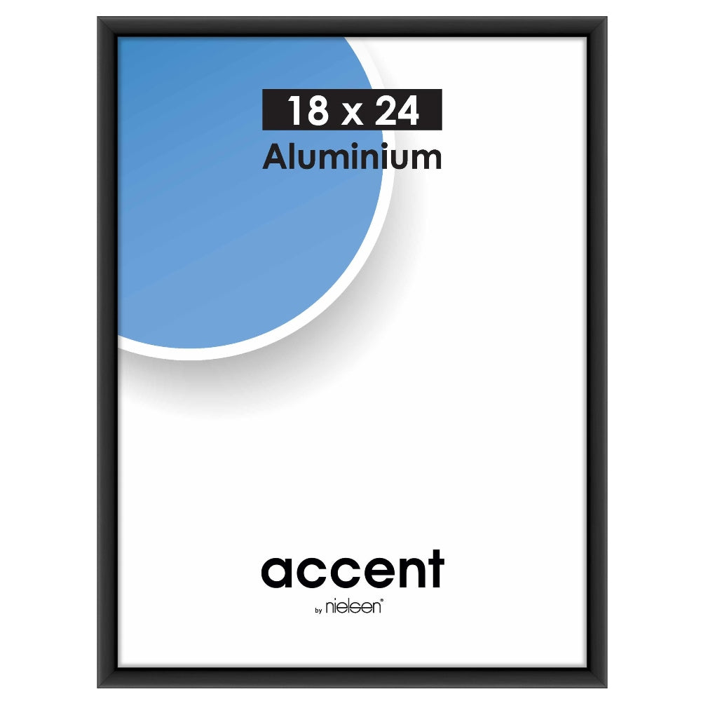 Nielsen design cadre photo nielsen 53426 accent noir 18x24 cm