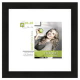 Nielsen design cadre photo nielsen 8988051 apollon noir 20x20 14x14 cm