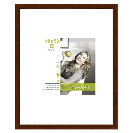 Nielsen design cadre photo nielsen 8988021 apollon noir 40x50 24x30 cm