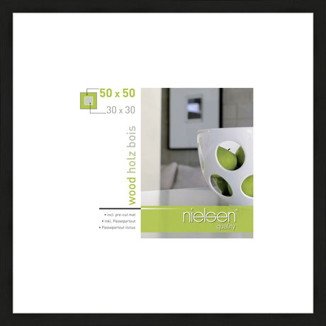 Nielsen design cadre photo nielsen 8988053 apollon noir 50x50 30x30 cm