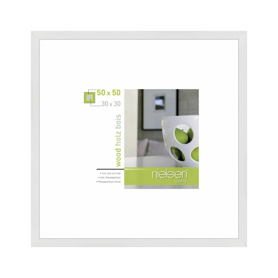 Nielsen design cadre photo nielsen 8988054 apollon blanc 50x50 30x30 cm