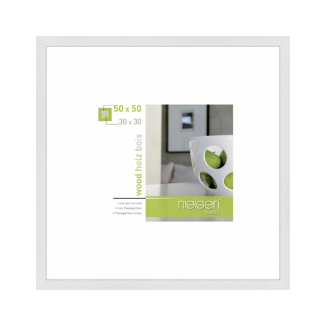 Nielsen design cadre photo nielsen 8988054 apollon blanc 50x50 30x30 cm
