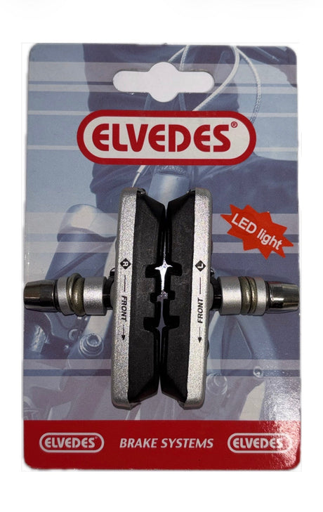 Elvedes cable systems bv elvedes 6800 jeu de plaquettes de frein v-brake alu. 58mm. avec LED
