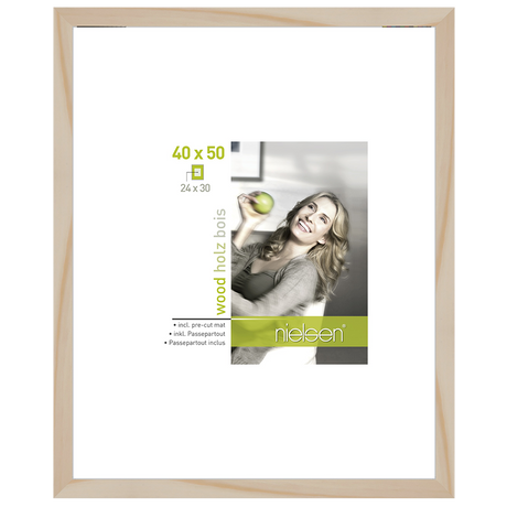 Nielsen design cadre photo nielsen 8988023 apollon naturel 40x50 24x30 cm