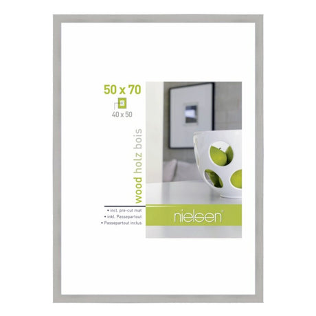 Nielsen design cadre photo nielsen 8988035 apollon argent 50x70 cm