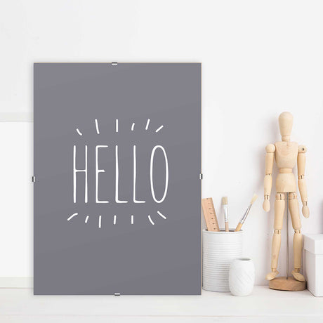 Nielsen design cadre à clip nielsen 6823001 antireflet 25x35 cm