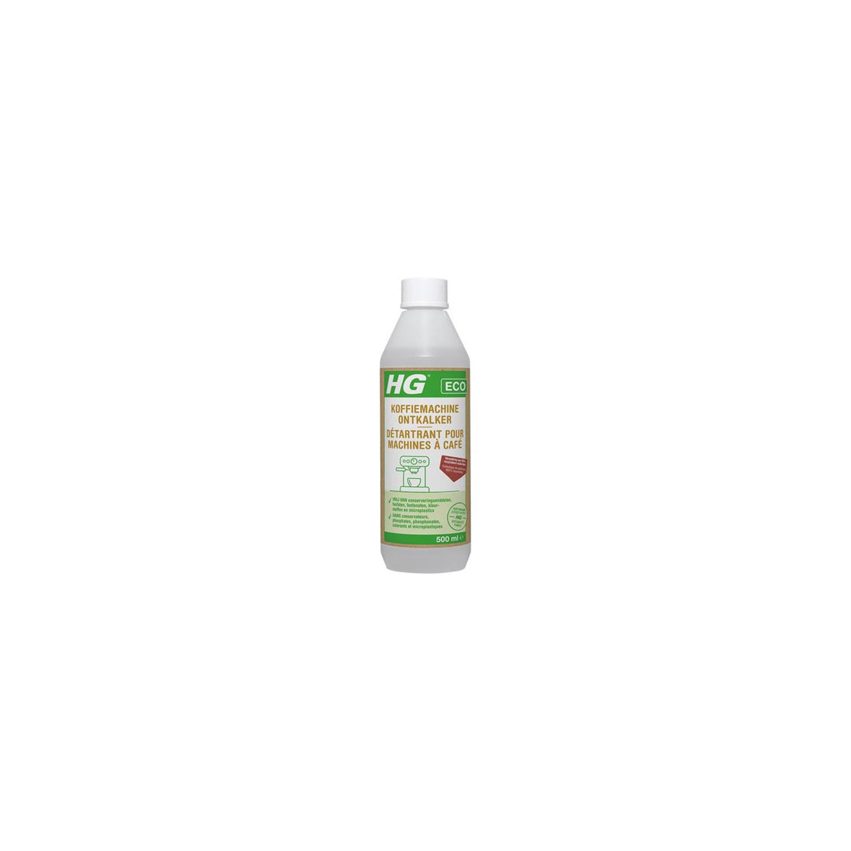 Hg eco détartrant machine à café acide citrique 500ml - 11049331