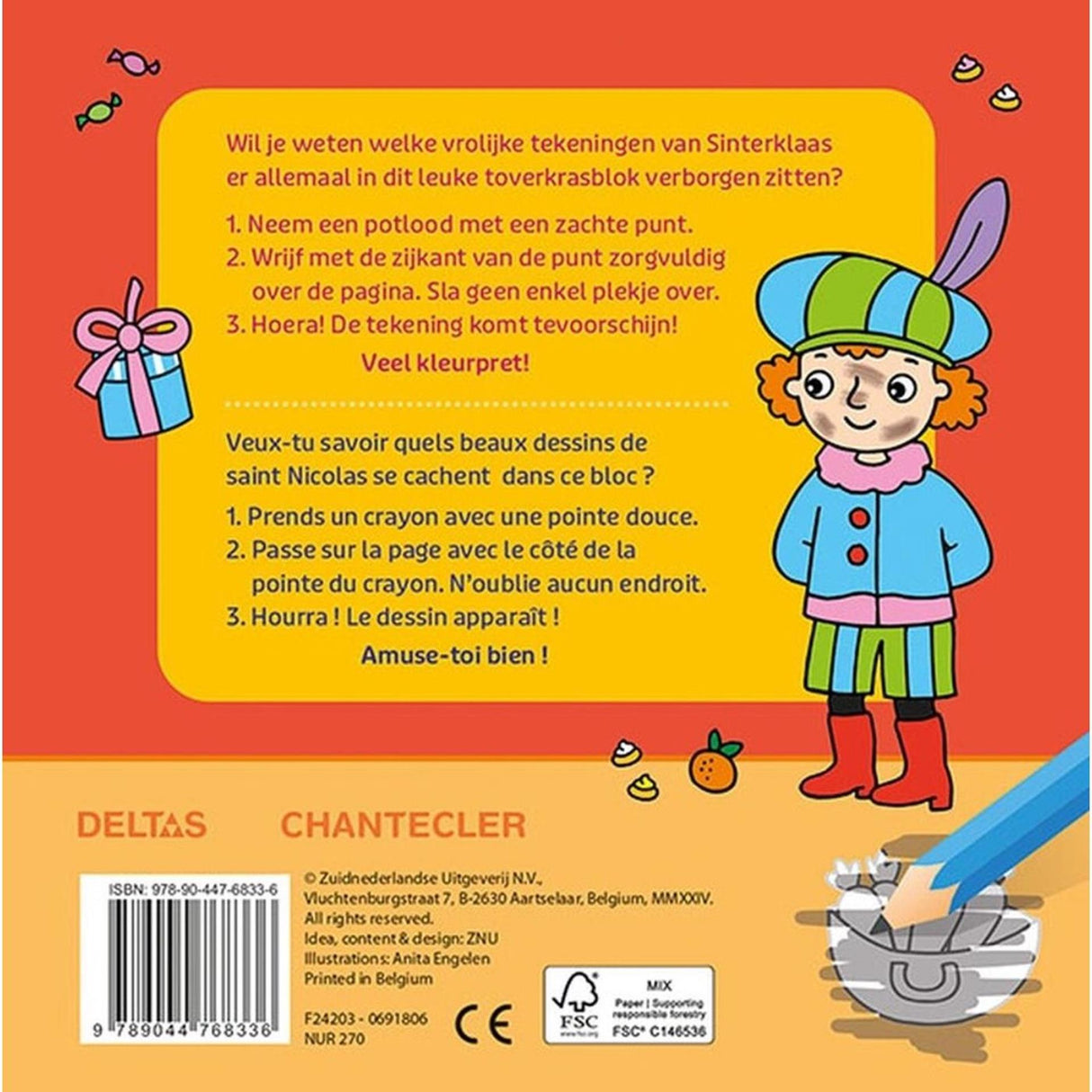 Bloc à gratter magique super magique Deltas Sinterklaas