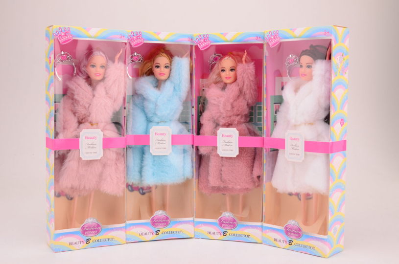 Pop in bontjas 27,5cm 4ass. display