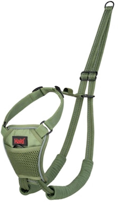 Harnais Halti sans traction - vert forêt - xs - harnais anti-traction