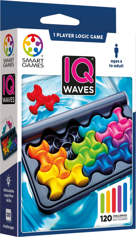 Smartgames iq wave - jeu de réflexion | 2 pièces