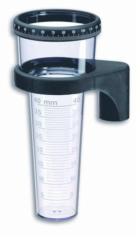 Tfa dostmann tfa pluviomètre pluviomètre - analogique - plastique - 21 cm - sans bâton - jardin extérieur