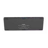 Rapoo uck-6001 clavier ultra fin 8 en 1 hub multiport USB-C noir