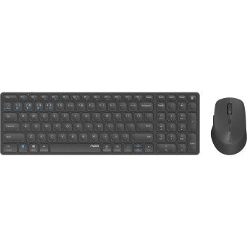 Ensemble combiné de lames multimode sans fil Rapoo 9700m gris foncé qwerty us