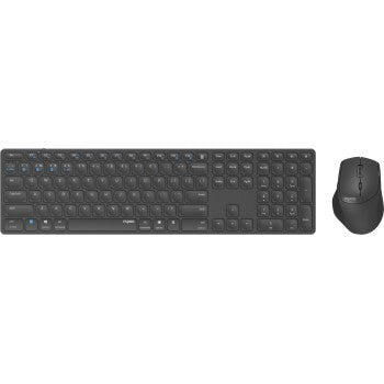 Multimètre sans fil Rapoo 9800m. ensemble de lames combo pleine grandeur gris foncé qwerty us