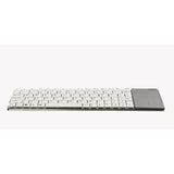 Rapoo E2710 Clavier multimédia sans fil ultra fin 2,4 GHz UI Blanc