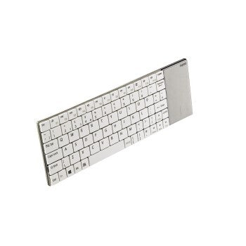 Rapoo E2710 Clavier multimédia sans fil ultra fin 2,4 GHz UI Blanc