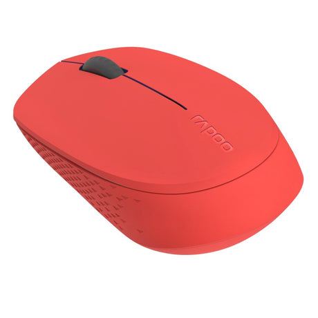 Rapoo m100 souris optique sans fil multimode silencieuse silencieuse rouge