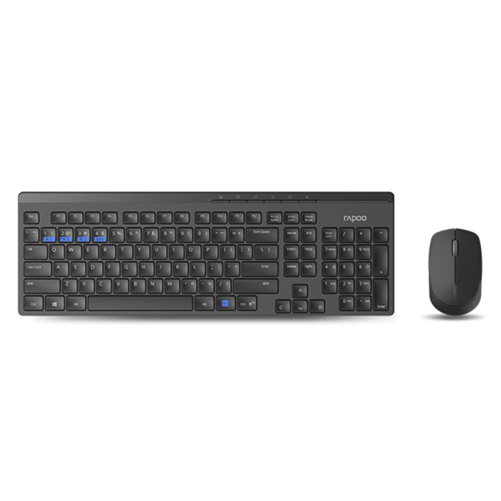 Rapoo Keyboard combo mm noir 8100m