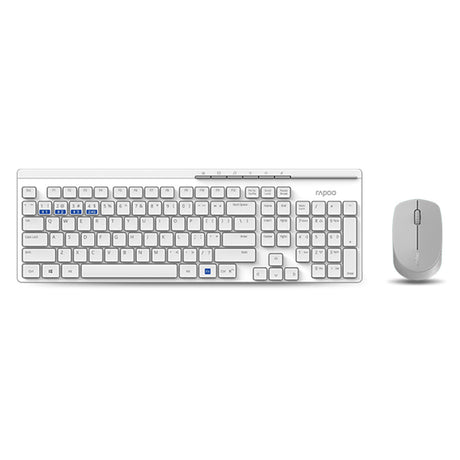 Clavier Rapoo combo mm blanc 8100m