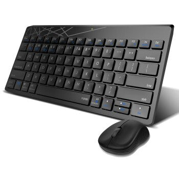 Rapoo ensemble combiné clavier et souris sans fil multimode 8000m noir qwerty us