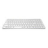 Rapoo 9300m ensemble combiné de bureau multimode sans fil ultra fin qwerty blanc