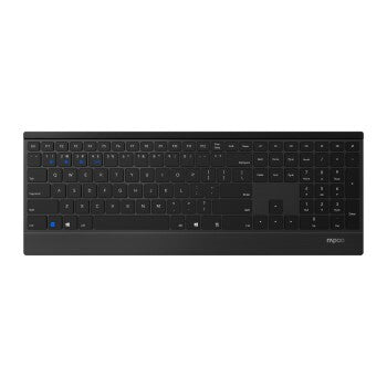 Rapoo 9500m ensemble combiné optique sans fil multimode version ui noir