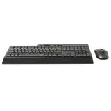 Ensemble combiné de bureau sans fil multimode Rapoo 8200t noir qwerty us