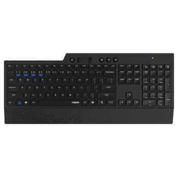 Ensemble combiné de bureau sans fil multimode Rapoo 8200t noir qwerty us