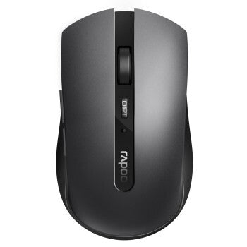 Ensemble combiné de bureau sans fil multimode Rapoo 8200t noir qwerty us