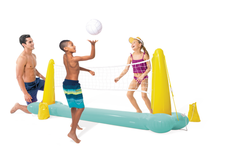 Filet de volleyball gonflable