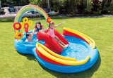 Intex jouer à la piscine arc-en-ciel