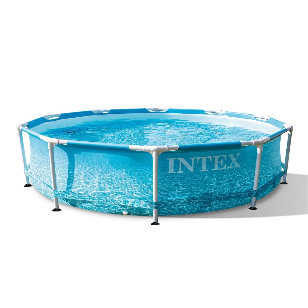 Piscine à ossature métallique bord de mer Intex 28206np 305x76 cm sans pompe de filtration