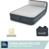 Lit d'air intex ultra peluche avec tête de lit