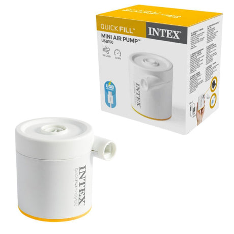 Pompe électrique Intex 66616 quickfill USB150 blanche