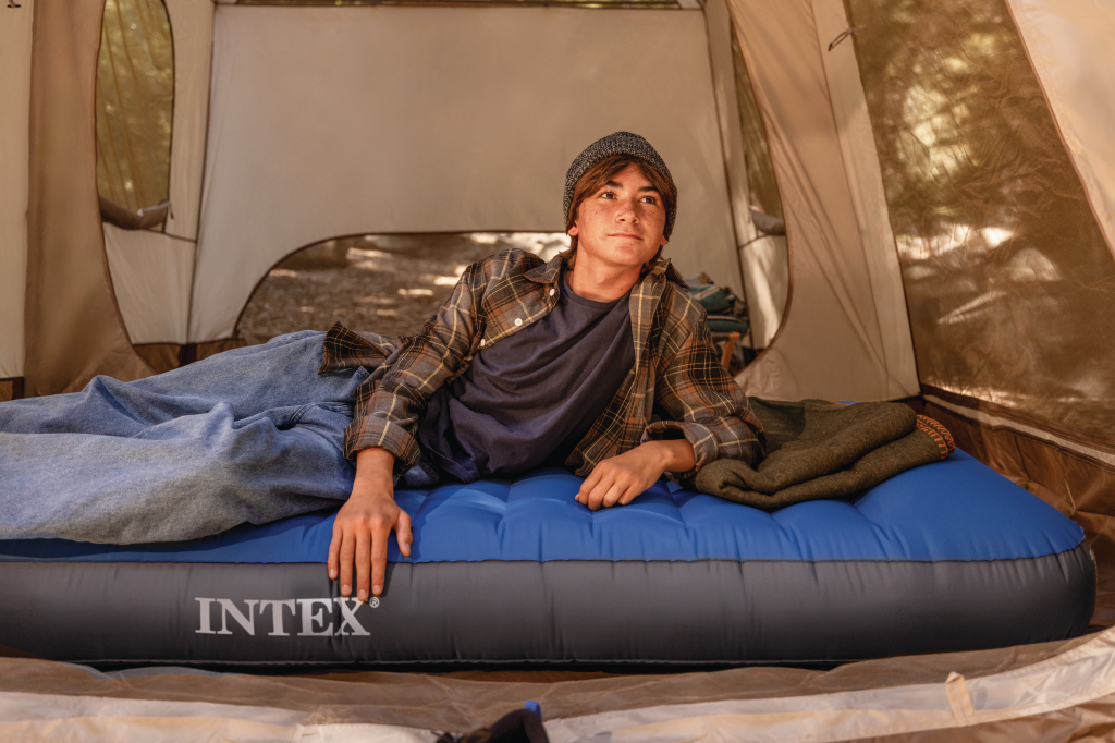 Matelas de camping Intex Truaire avec pompe USB - Single
