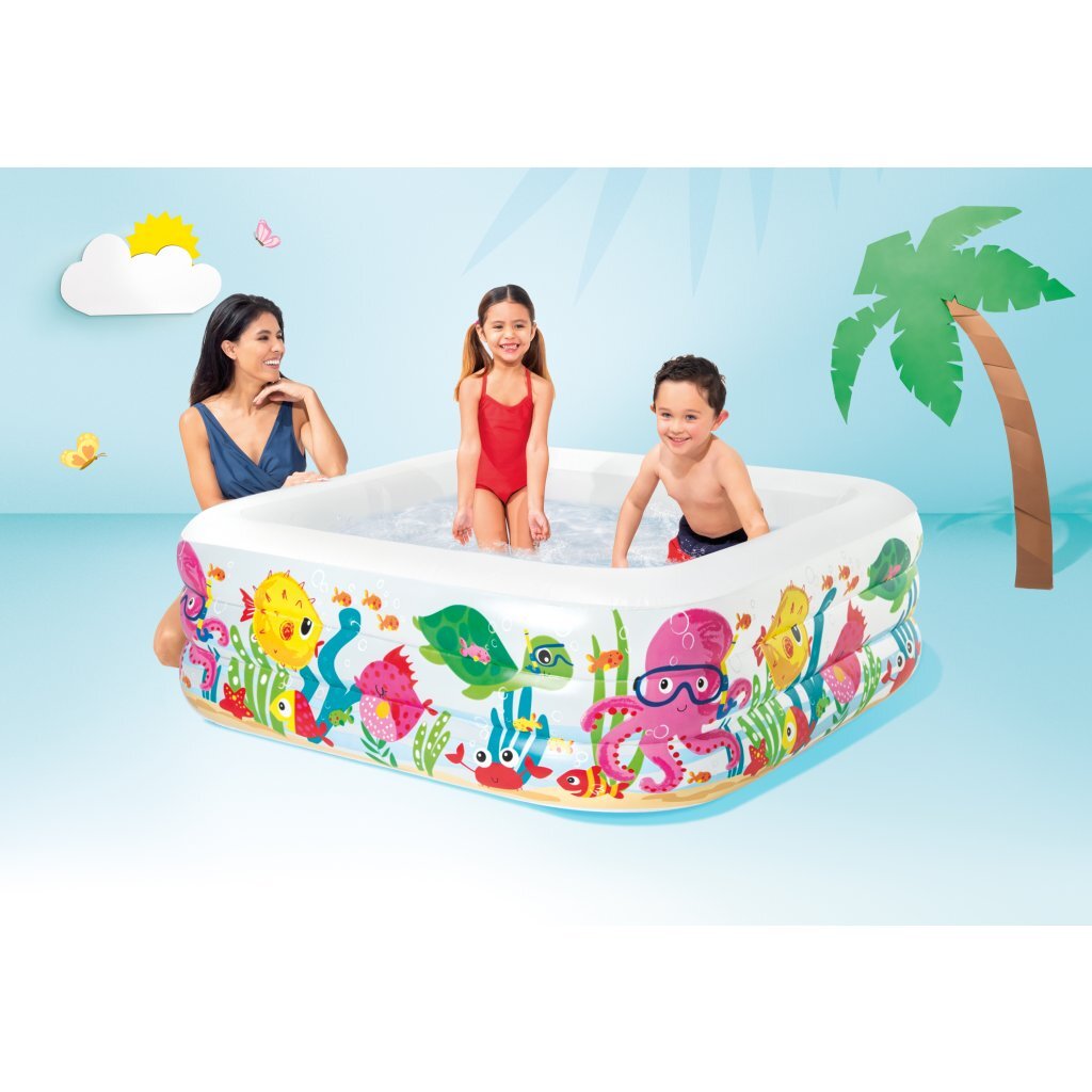 Intex square inflatable pool