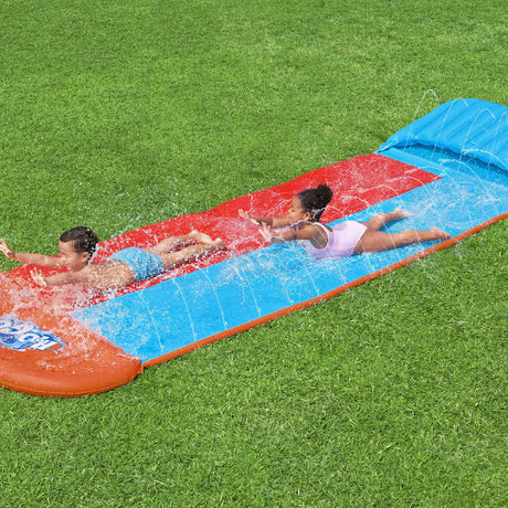 Bestway h2ogo waterglijbaan tsunami splash ramp double slide
