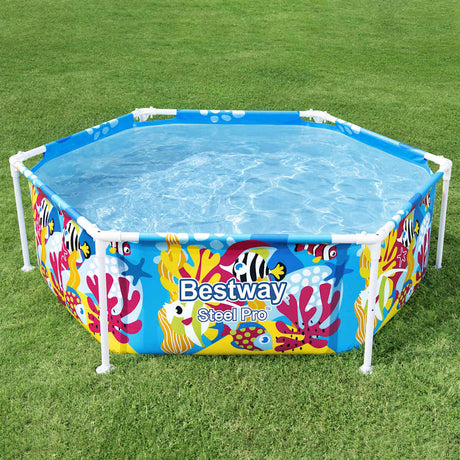 Bestway pour enfants pour enfants acier acier pro uv prudent au-dessus du sol 183x51 cm